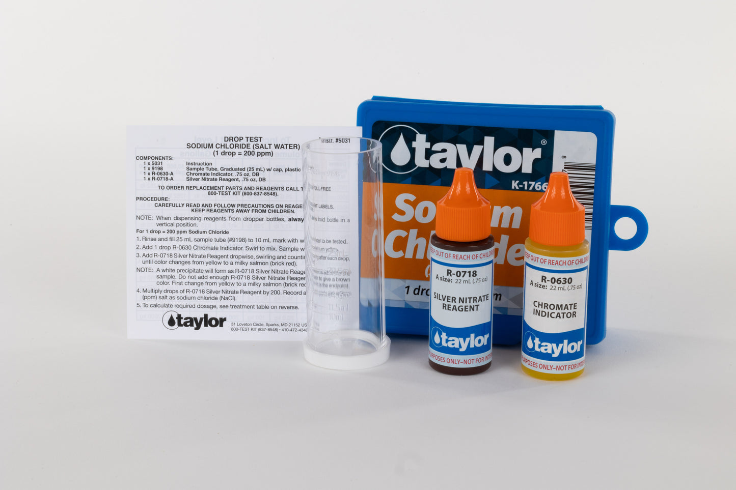 Taylor Complete Pool Salt Water Test Kit | K-1766
