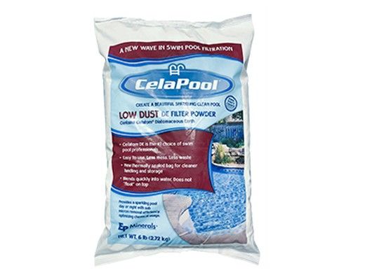 CelaPool Low Dust D.E Pool Filter Media 6 lbs | CPDE6