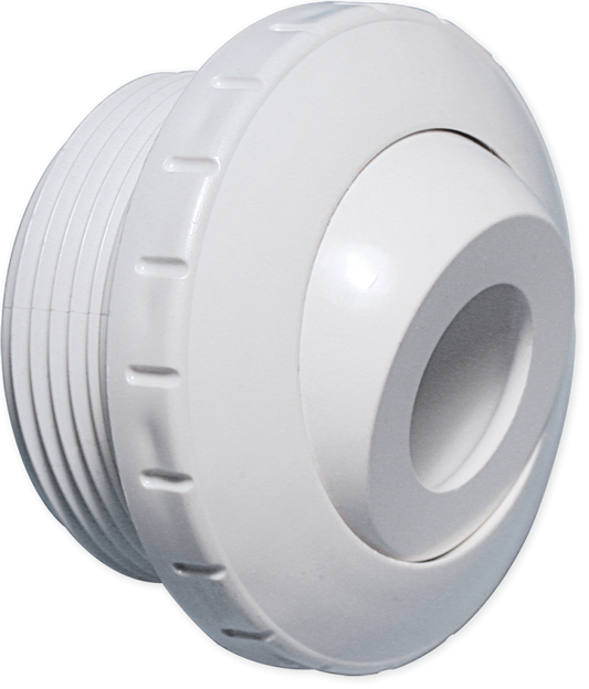Swimables Threaded Eyeball Fitting White SW-30-810 Detail View