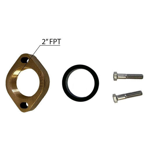 Raypak Gas-Fired Heater Brass Flange Kit 013812F
