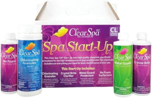 Clear Spa SPASTARTCH Spa Start-Up Chemical Kit Contents