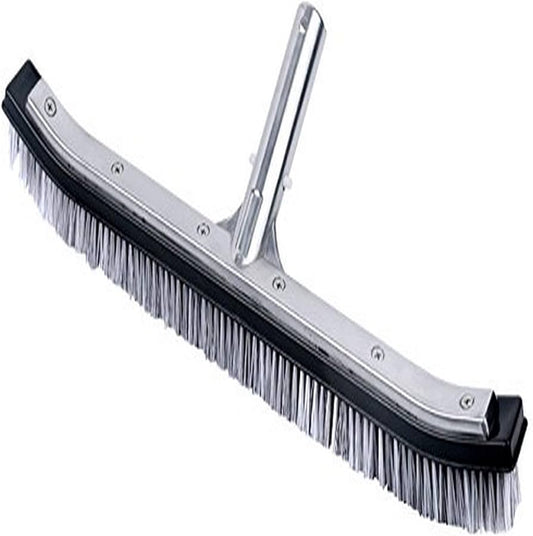 Pooline Curved Stainless Steel and Nylon Brush | 18" | 11025C