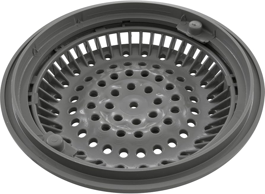Waterway Anti-Vortex Main Drain Cover 640-2317V Gray 8 Inch Detail View