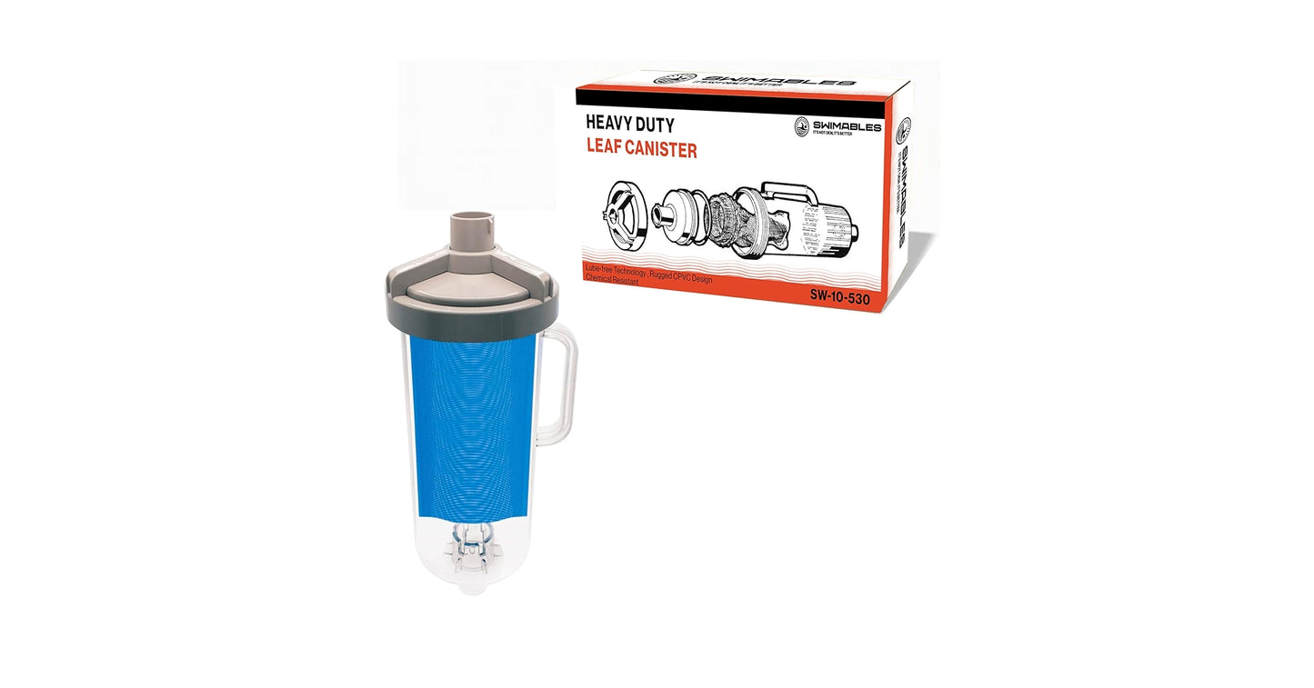 Swimables Leaf Canister for Suction Cleaners SW-10-530 Made in USA