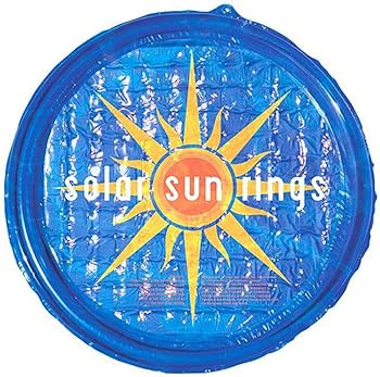 Solar Sun Rings Sunburst Design Pool Cover SSR-SB-02 - Close Up