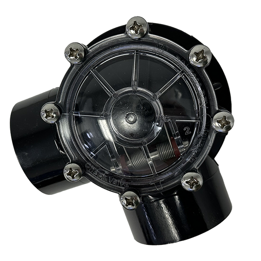 Swimables 7512 CPVC 90-Degree Check Valve SW-35-920 Top View