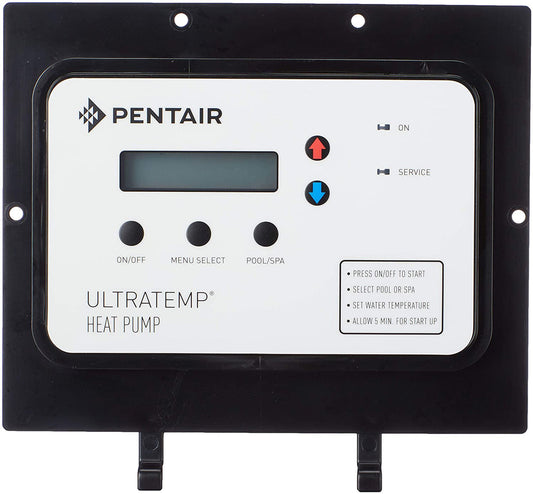 Pentair Thermaflo Autoset Bezel with Control Board Assembly | UltraTemp Heat Pump Control Board | 472734