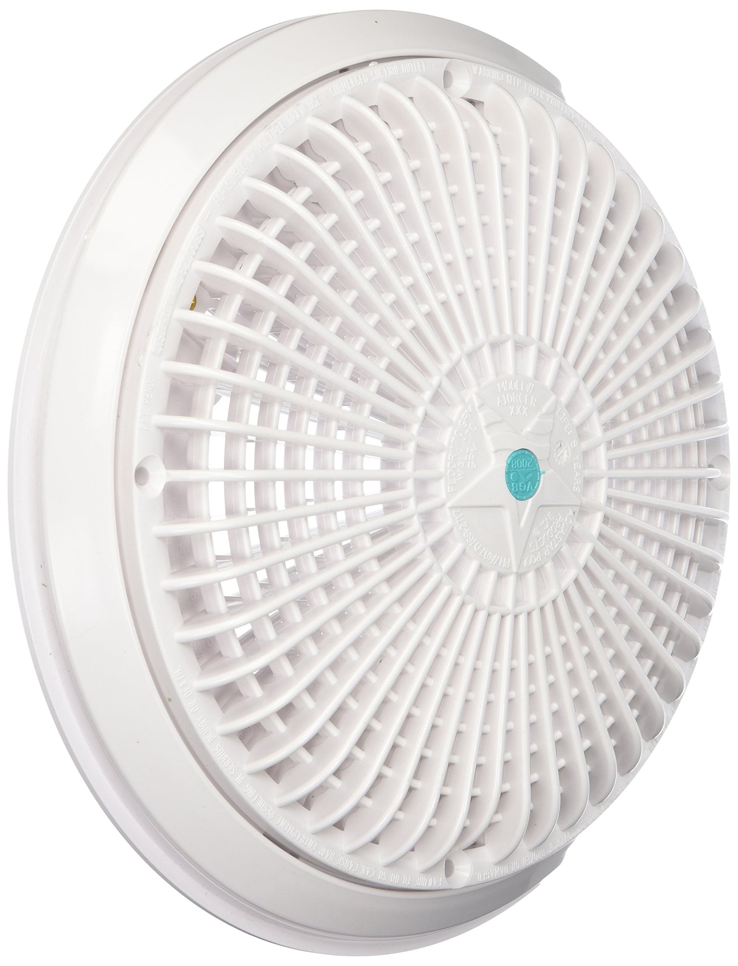AquaStar 10 Inch Round Pool Main Drain Cover A10RCFR101