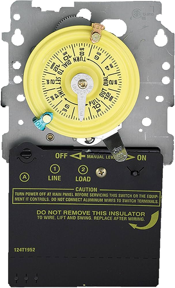 Intermatic T101M Mechanical Time Switch Mechanism Installed View