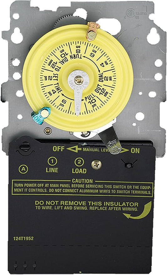Intermatic T101M Mechanical Time Switch Mechanism Installed View