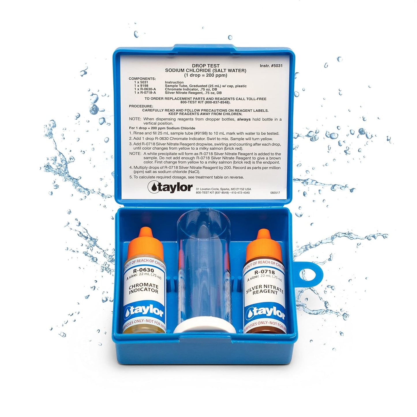 Taylor Complete Pool Salt Water Test Kit | K-1766