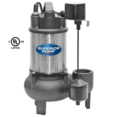 Superior Pump 92789 3/4 HP 4800 GPH Submersible Sump Pump Detail