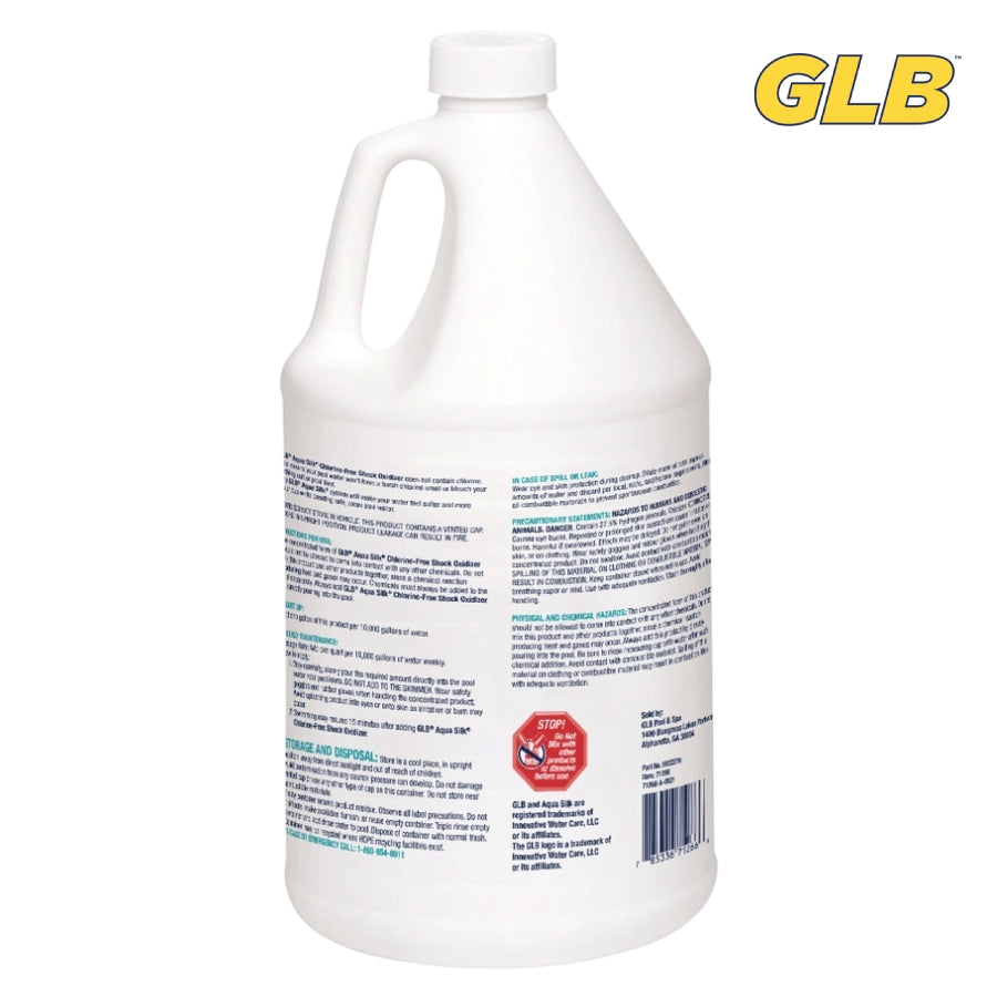 GLB Aqua Silk Chlorine-Free Shock Oxidizer, 1 Gallon