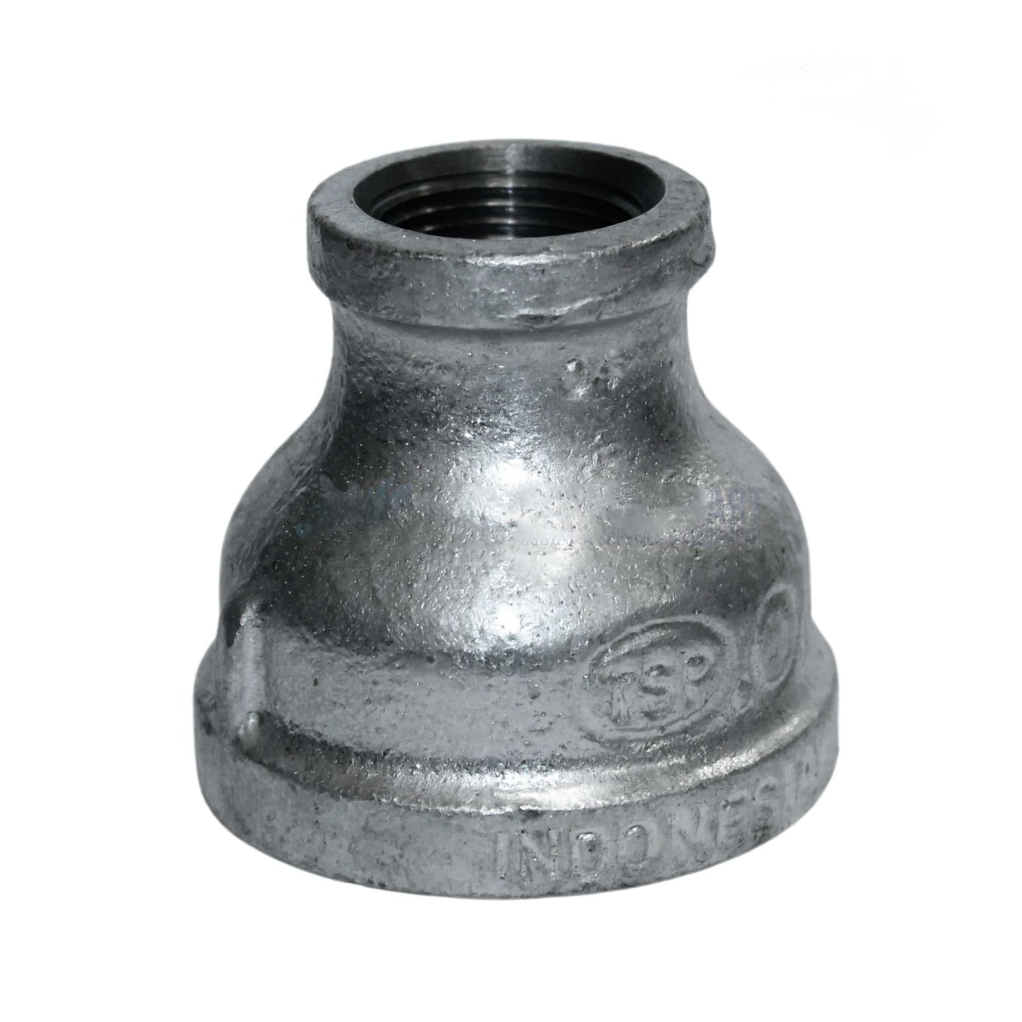Galvanized Reducer Bushing | Bell Type Reducing Coupling | 1-1/2" x 3/4"