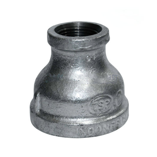 Galvanized Reducer Bushing | Bell Type Reducing Coupling | 1-1/2" x 3/4"