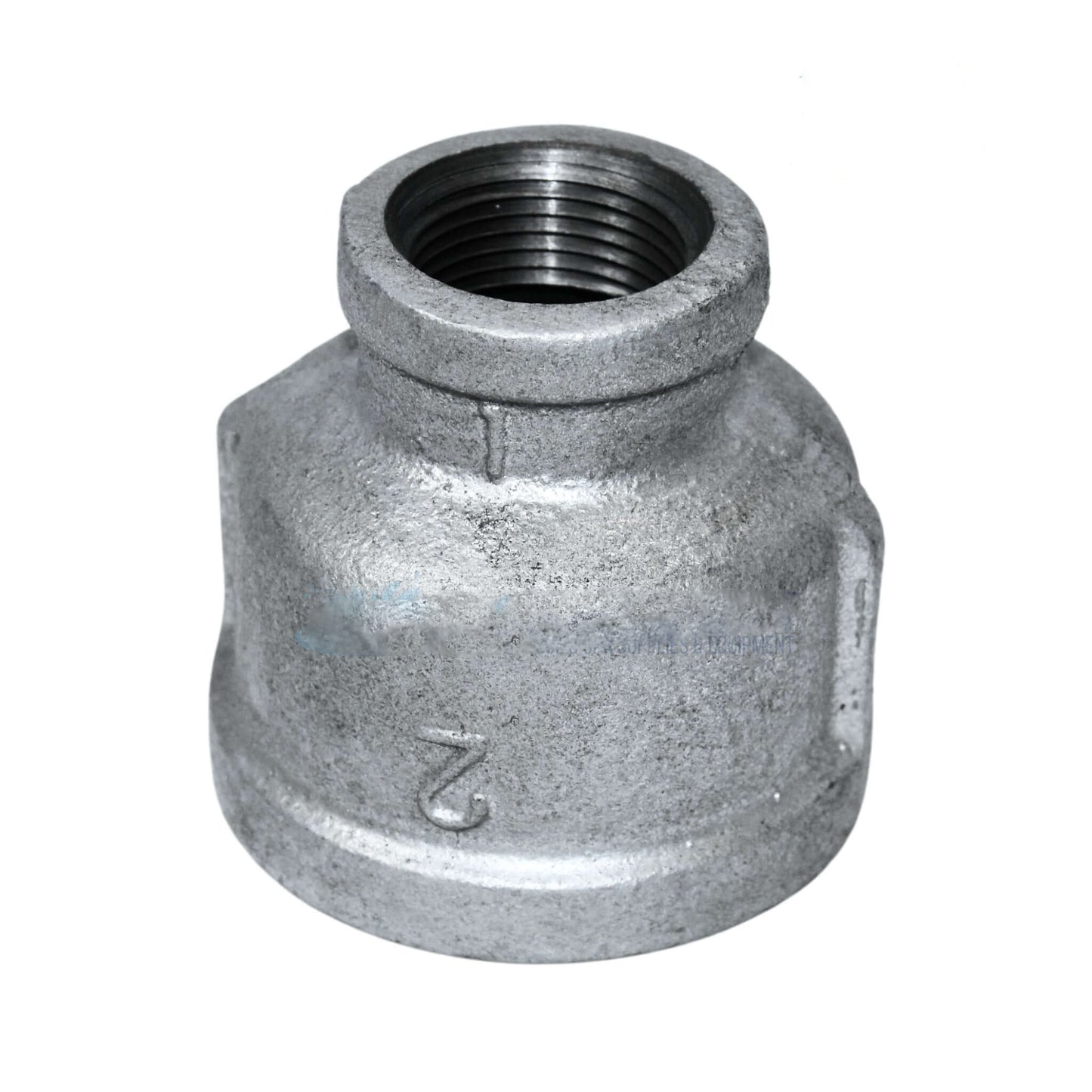Galvanized Reducer Bushing | Bell Type Reducing Coupling | 2" x 1"