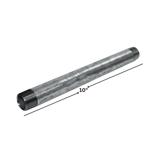 Galvanized Steel Nipple | 3/4" x 10"