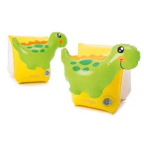 Intex Dinosaur Inflatable Arm Bands 32132J for Kids Pool Safety