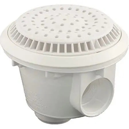 Waterway Anti-Vortex Concrete Pool Main Drain 640-2520V White 8 Inch Detail View