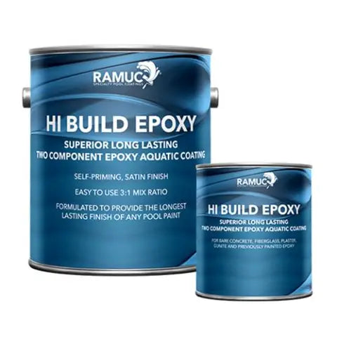 RAMUC Hi-Build Epoxy Pool Paint White 912231102 Detail View