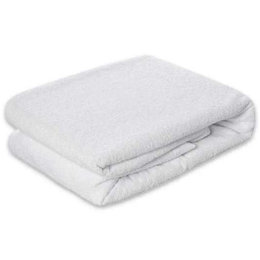 FatTowels Fluffy White Beach Towel FT30-W Folded View