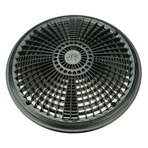 Waterway Tru Flo Drain Cover 640-1901V Black Bottom View