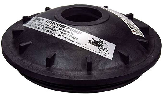 Pentair 154575 Triton filter closure lid top view showing threaded design