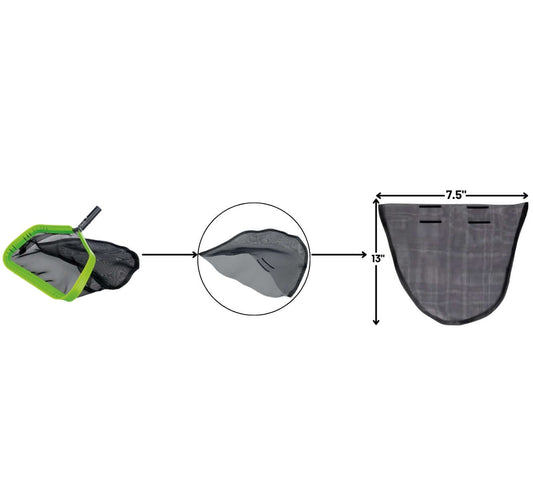 Piranha Professional Replacement Wide Mouth Leaf Net | PA860