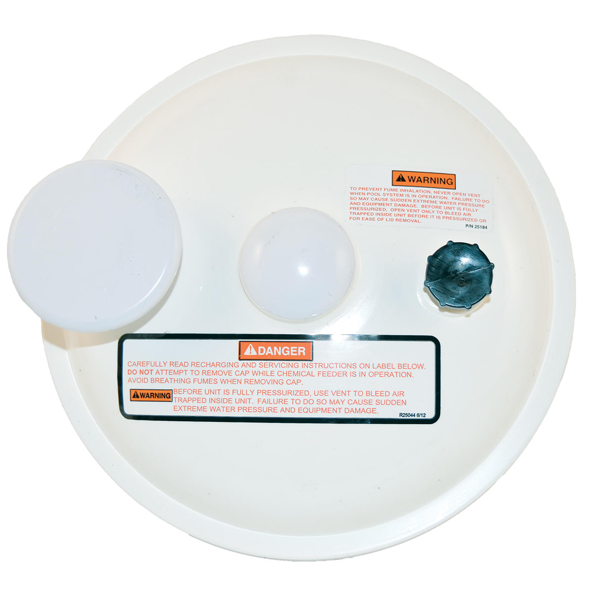 Pentair R172385D HC Series Chemical Feeder Lid Assembly Detail