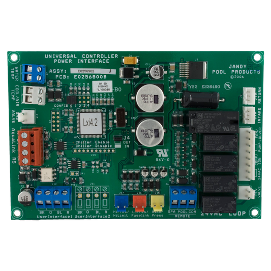 Jandy R0458200 LXi JXi Heater Power Interface PCB Board