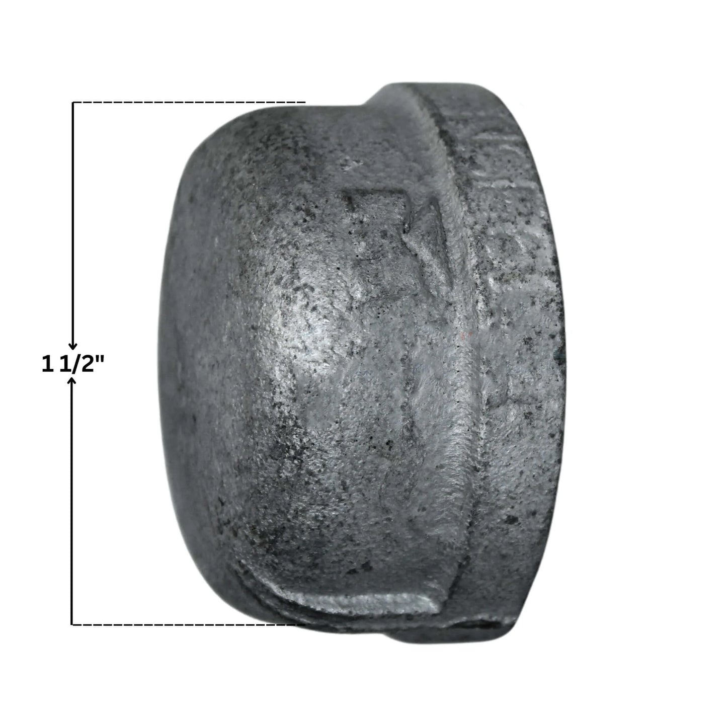 Threaded Galvanized Iron Cap | 1.5"