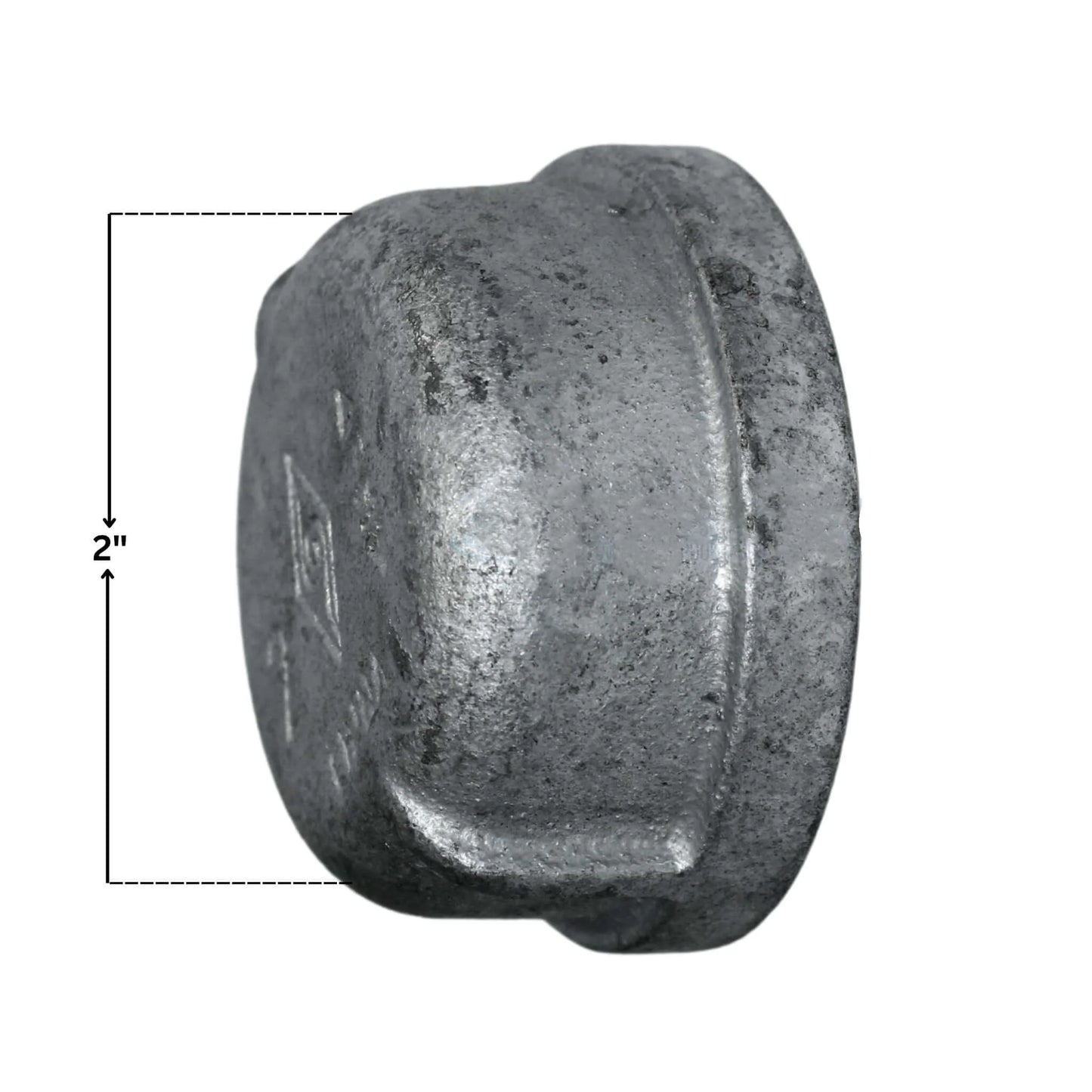 Threaded Galvanized Iron Cap | 2"
