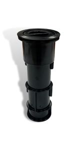 AquaStar Pool Umbrella Stand US102 Black with Sleeve and Cap