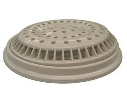 Waterway 640-2310V Main Drain Cover and Frame White 8 Inch