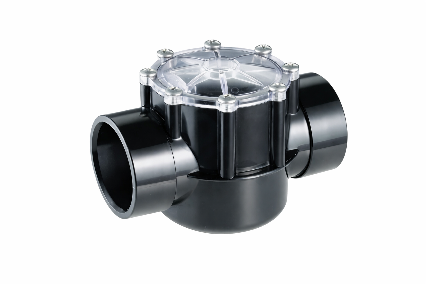 Pentair 263042 2" CPVC Check Valve | Straight Pool Plumbing Check Valve with Clear Lid