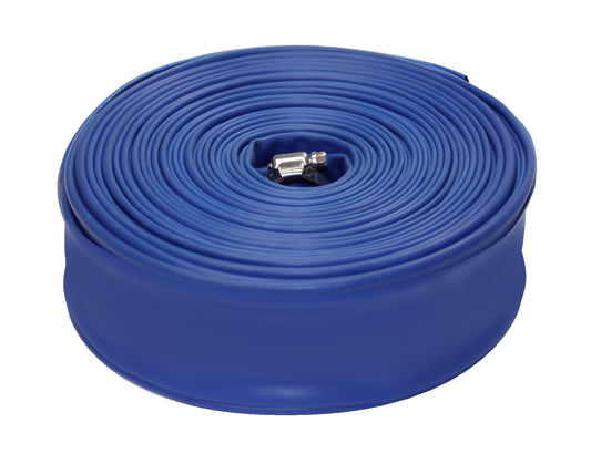 Blue Devil 2 Inch x 100 ft Pool Backwash Hose with Clamp B8257