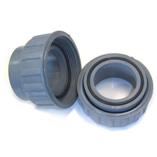 Raypak 006723F 2 Inch PVC Connector Union 2-Pack for Pool Heaters