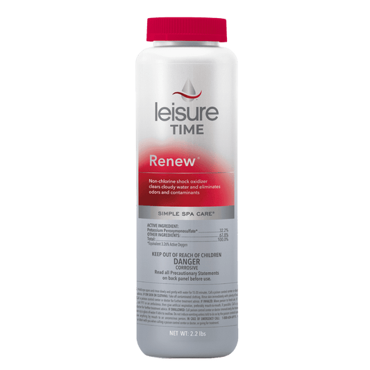 Leisure Time Renew | Non-Chlorine Shock Oxidizer For Spas and Hot Tubs | 2.2 lbs. | RENU2