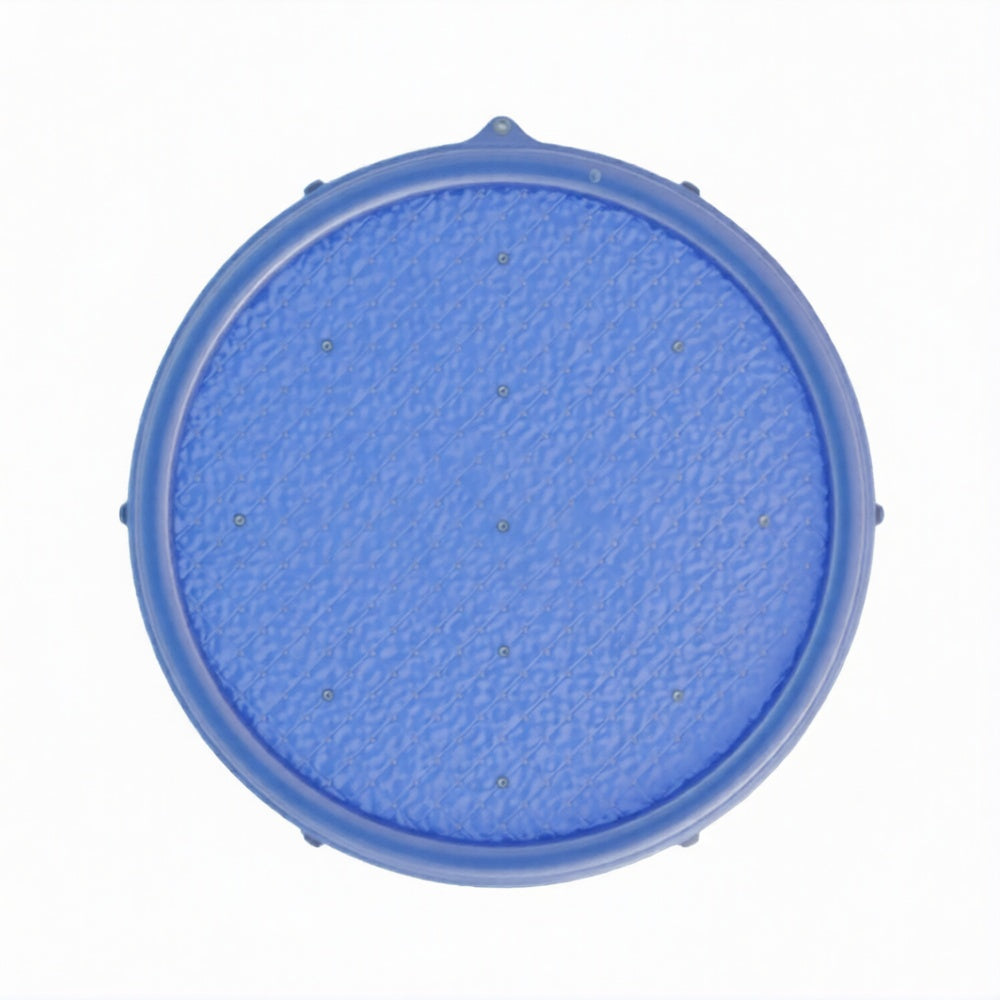 Solar Sun Rings Plain Blue Pool Cover SSR-BL-02 5x5 Feet