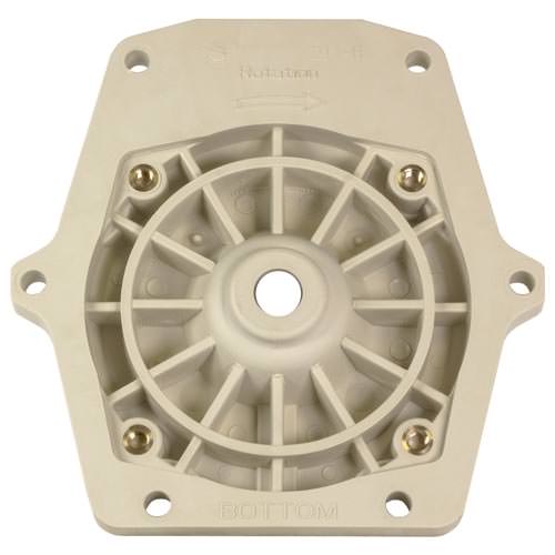 Pentair 356071 SuperFlo VST pump seal plate close-up with mounting detail
