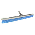 Pentair Curved Swimming Pool Brush R111342 Aluminum Back Blue Nylon Bristles