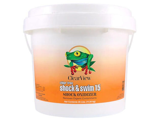 ClearView Chlor Free Non-Chlorine Shock CVCF025 25 lbs Pool Oxidizer