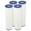 Unicel C-6980 Pool Filter Cartridge Set of 4 for Pentair Quad DE 80