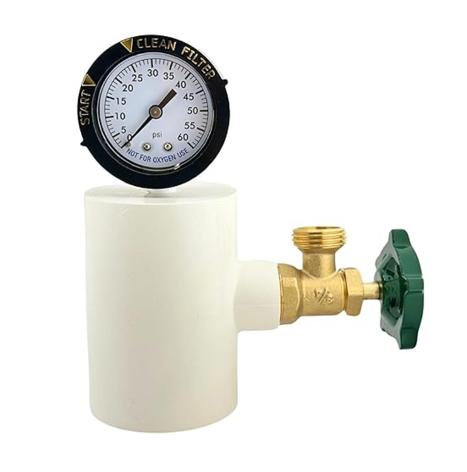 CMP Pool Pressure Test Kit 25501-100-000 Brass Water Pressure Gauge