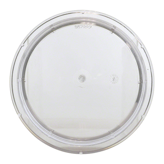 Pentair 357227 OptiFlo pump strainer lid top-down view