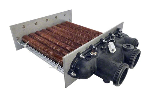 Raypak Copper Heat Exchanger Assembly 017997F 010046F for 406-407 Polymer Heaters - Full Unit