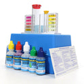 Poolmaster 22260 5-Way Test Kit with Reagent Bottles and Case