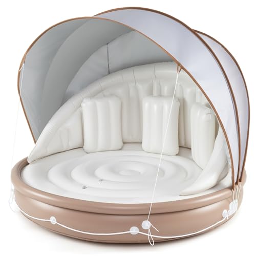 Intex 58292EP Canopy Island Inflatable Pool Float with Sunshade