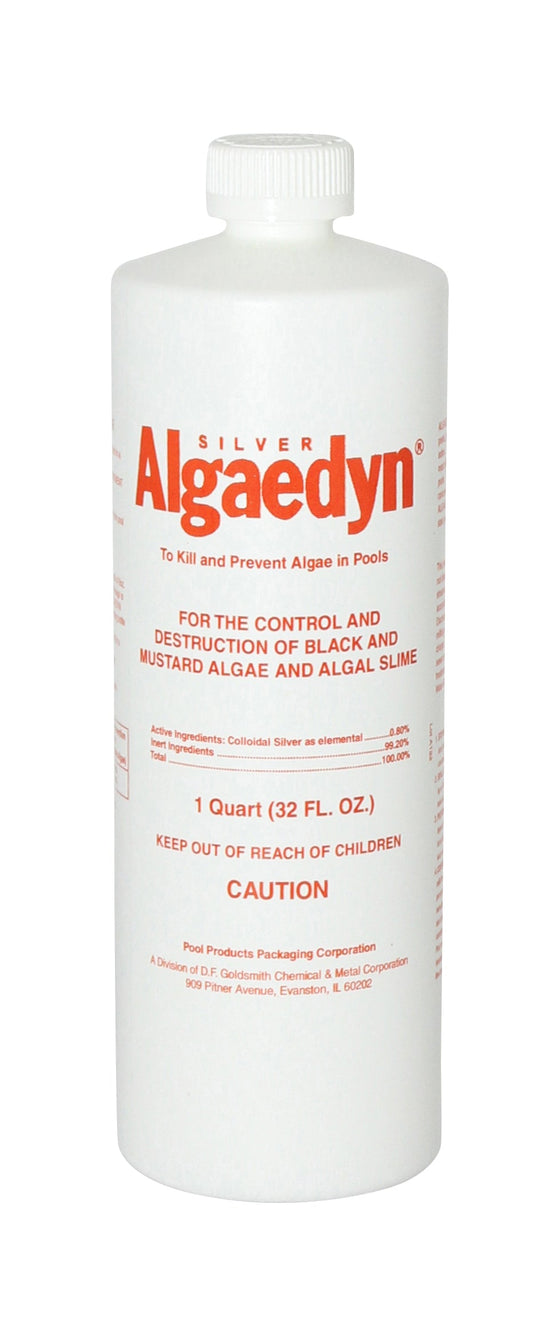 Silver Algaedyn Algae Remover Algaecide | Green and Mustard Algae Remover | Black Algae Remover | 32 oz. | 47-600
