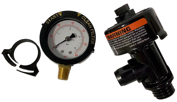 Pentair Air Relief Valve Assembly Kit with Pressure Gauge 98209800